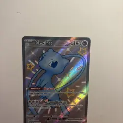Pokemon TCG Mew Ex 216/091 Holo Shiny Ultra Rare Paldean Fates Mint Mew - Image 5