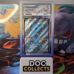 Pokemon TCG Mew Ex 216/091 Paldean Fates Ultra Rare Holo Ace 9 - Image 1