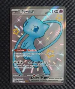 Pokemon TCG Mew EX 216/091 Paldean Fates Full Art. Mint Condition. - Image 1