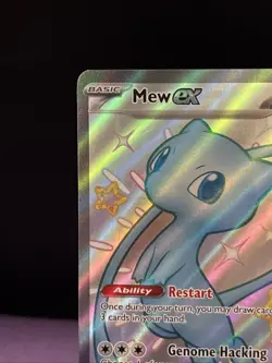 Pokemon TCG Mew EX 216/091 Paldean Fates Full Art Shiny Ultra Rare - Image 2