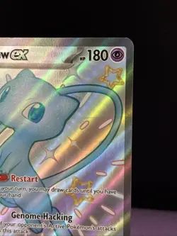 Pokemon TCG Mew EX 216/091 Paldean Fates Full Art Shiny Ultra Rare - Image 3