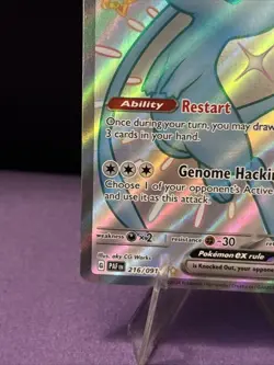 Pokemon TCG Mew EX 216/091 Paldean Fates Full Art Shiny Ultra Rare - Image 5