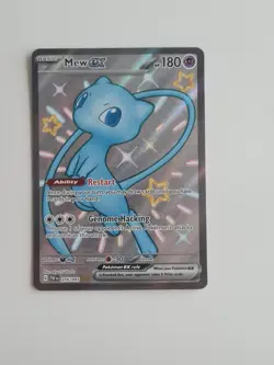 Mew ex 216/091 Shiny Ultra Rare Paldean Fates Pokemon TCG Near Mint - Image 1