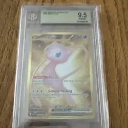 Pokemon TCG Mew EX UR 205/165 Scarlet & Violet 151 FA Metal BGS 9.5 Gem MT - Image 1