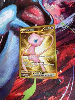 Pokemon TCG Mew Ex 205/165 Full Art Scarlet & Violet 151 - Image 3