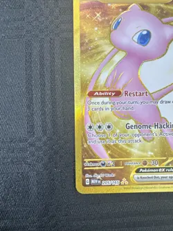Pokemon Mew EX Gold Full Art TCG Card 205/165 Scarlet & Violet 151 Series - Image 4