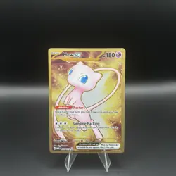 Pokemon TCG Mew EX 205/165 Hyper Rare Metal Card Scarlet Violet 151 NM - Image 1