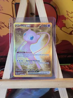 Pokemon TCG Mew EX 205/165 Scarlet Violet 151 Hyper Rare. non-metal - Image 1