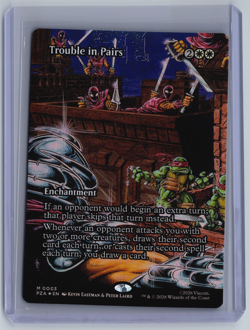 Trouble in Pairs (Borderless) Teenage Mutant Ninja Turtles Source Material #3 - Image 1