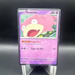 Slowpoke MEP 086 - Pitch Black Checklane Blister Promo Pokemon Card - NM - Image 1