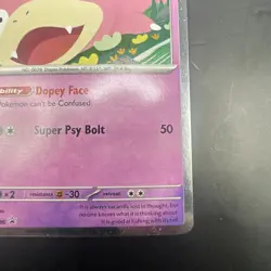 Slowpoke MEP 086 - Pitch Black Checklane Blister Promo Pokemon Card - NM - Image 5