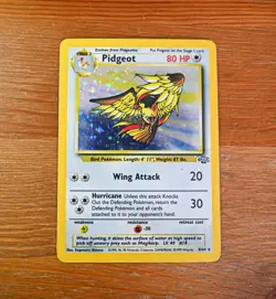 Pidgeot Pokemon Card #8/64 Jungle Holo Unlimited Rare - Image 1