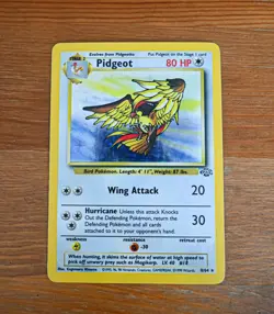 Pidgeot Pokemon Card #8/64 Jungle Holo Unlimited Rare - Image 2