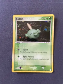 Gulpin 62/101 Reverse Holo EX Hidden Legends 2004 Pokemon Card NM - Image 1