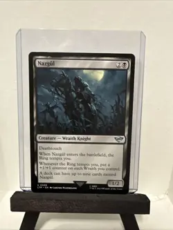 Magic: The Gathering Nazgul Wraith Knight Card U0339 Lord of the Rings MTG - Image 1