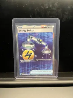 Energy Switch 107/84 Ultra Rare Holo Card - Pokemon Pitch Black Near Mint - Image 1