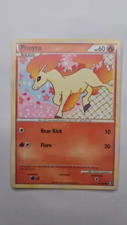 PONYTA 72/102 - NON-HOLO - COMMON - TRIUMPHANT - 2010 Pokemon Card - NM - Image 1