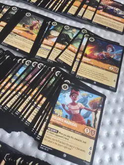Disney Lorcana TCG Wilds Unknown Bulk, Common And Uncommon Non Foil amber cards - Image 4
