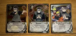 Naruto CCG Yamato 3 Card Lot W/ Holo-Foils - Image 1