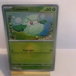Cottonee 007/131 [Master Ball Reverse Holo] card - Pokemon Prismatic Evolutions - Image 2