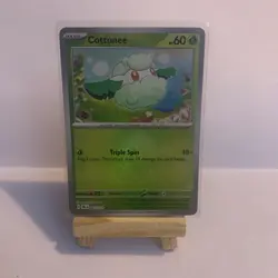Cottonee 007/131 [Master Ball Reverse Holo] card - Pokemon Prismatic Evolutions - Image 3