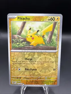 Pikachu - (Reverse Cosmos Holo) (Costco Exclusive) 025/165 Miscellaneous Cards & - Image 1