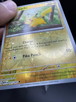 Pikachu - (Reverse Cosmos Holo) (Costco Exclusive) 025/165 Miscellaneous Cards & - Image 2