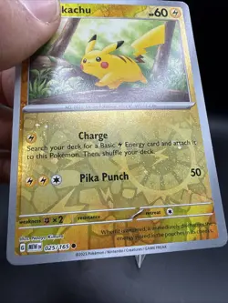 Pikachu - (Reverse Cosmos Holo) (Costco Exclusive) 025/165 Miscellaneous Cards & - Image 3