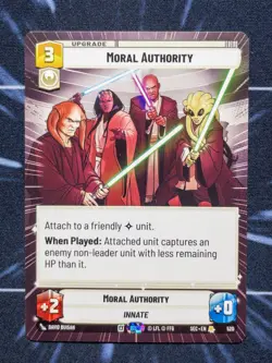 Star Wars Unlimited: Moral Authority Hyperspace SEC 520 - Image 1