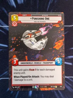 Star Wars Unlimited: Punishing One - Takes No Prisoners Hyperspace SEC 435 - Image 1