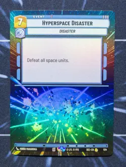 Star Wars Unlimited: Hyperspace Disaster Hyperspace Foil SEC 834 - Image 1