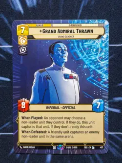 Star Wars Unlimited: Grand Admiral Thrawn - Grand Schemer Hyperspace SEC 457 - Image 1