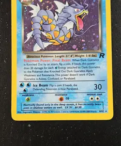 Dark Gyarados Team Rocket Unlimited - card #8/82 - Vintage Great Condition - Image 2