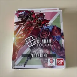 Bandai Gundam Card Game Start Deck Zeon's Rush Zeon Starter Deck - Image 1