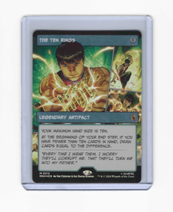 Magic The Gathering Marvel Super Heroes The Ten Rings Boarderless Holo Foil #313 - Image 1