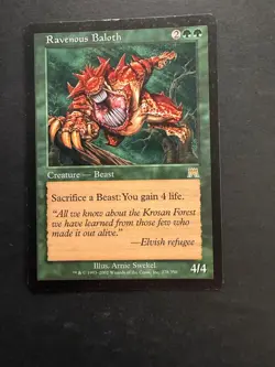 Ravenous Baloth Onslaught MP MTG Magic the Gathering c - Image 1