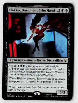 Marvel Super Heroes #97 Elektra, Daughter of the Hand Foil - Image 1