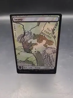 Swamp (0717) - Surge Foil - MTG Lord of the Rings - Image 1