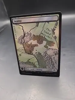 Swamp (0717) - Surge Foil - MTG Lord of the Rings - Image 3