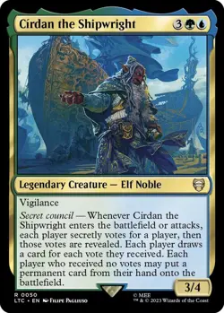 Cirdan the Shipwright 0050 (Regular) MTG Lord of The Rings NM FRESH - Image 1