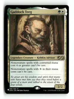 Gaddock Teeg [LIST - 199/254] Rare NM The List Reprints - Image 1