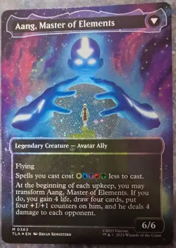 Avatar Aang (Raised Foil) Avatar: The Last Airbender Foil - Image 2
