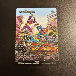 Final Showdown (Borderless) 0045 - Marvel Super Heroes - MTG NM/M Non-Foil - Image 1