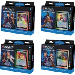 Magic the Gathering: Doctor Who Commander Decks (Set of Four) NEW & UNOPENED - Image 1