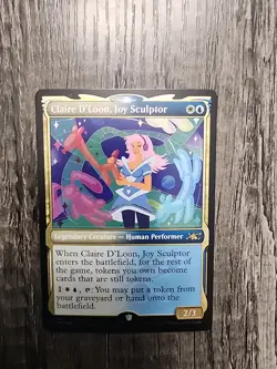 MTG Claire D'Loon, Joy Sculptor Unfinity #509 Showcase GALAXY FOIL Rare NM/M - Image 1