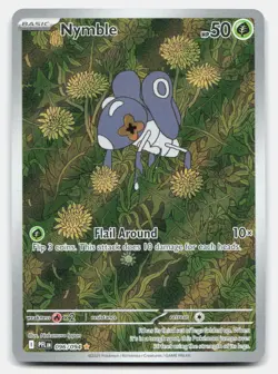 Nymble 096/094 Illustration Rare Phantasmal Flames Pokemon Holo NM - Image 1