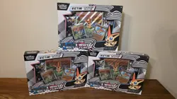 Pokemon Black Bolt & White Flare Unova Victini Illustration Collection Box (x 3) - Image 1