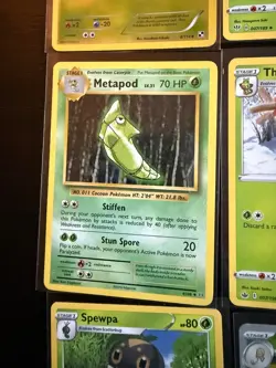 Pokemon Grass Card Lot Scyther Celebi Simisage Reverse Holo Toedscruel x11 - Image 5