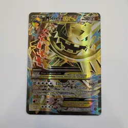 Pokemon TCG M Steelix EX Mega Full Art Ultra Rare Holo 109/114 EN - Image 1