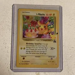 Pokemon TCG Birthday Pikachu 24 Celebrations - Holo Rare - Image 1